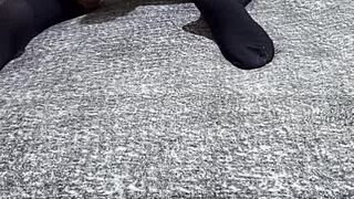 Milf rams big ass on dildo buddy?