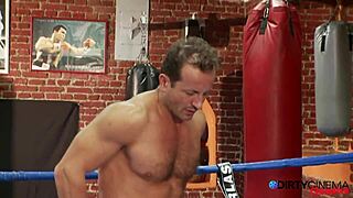 Boxing Student Rides Coach Cock Cowgirl Doggy Gym Cumshot Facial