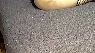 horny latina mature fucks her tight ass on webcam deliciously