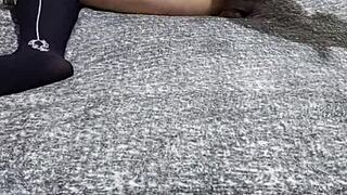 Milf rams big ass on dildo buddy?