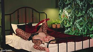 Pussy Fuck In Ripped Spandex Catsuit With Pierced Mature Blonde