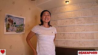 why does sexy muscular japanese aki rip clothes for horny toy sex?