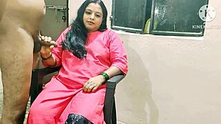 Desi indian mom takes neighbor boy's rough pounding