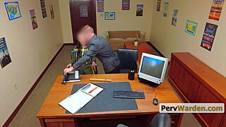 Braided Milf Endures Headmaster Perversion for Stepson