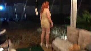 hotwife steffi's new year pussy dance