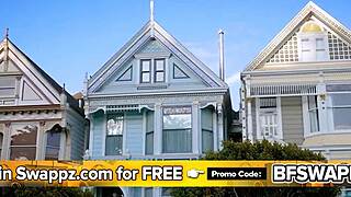 stepmoms' pies too tempting? eat their pussies in full orgy movie