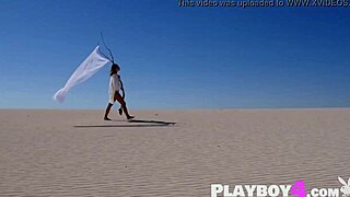 petite milf, why strip lingerie on beach for us?