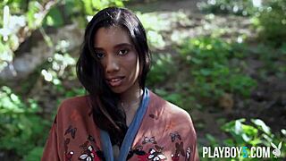 ufc octagon girl black milf boasts huge natural tits everywhere