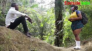 Can You Handle This Outdoor Ebony Chubby Cowgirl Cum Ride?