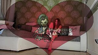 Skinny Blonde Secretary Drops Panties for Big Cock Boss Handjob Cumshot