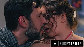 Pure Taboo Cory Chase Blocks Stepson as Husband Fucks Naive GF Leana Lovings