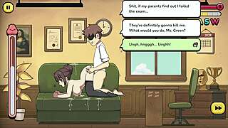 Cartoon Milf Bent Over Takes Dick Deepthroat Sucks Cock Titty Fucks