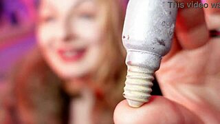 blonde milf eats chocolate tools with braces fetish fun