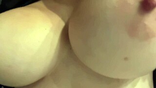 artemisia love squeezes juicy italian milf tits