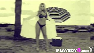 teya kaye strips curvy big ass body outdoors before hot tease