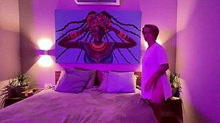 Homemade Wife Fucks Friend's Big Tits Milf Before Bed Orgasm