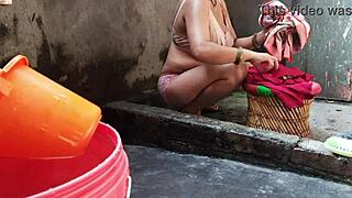 bhabhi biggest tits outdoor wet pussy tease indian wife