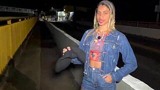 Wife approaches stranger for street anal pounding