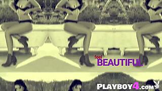 i expose my perfect round ass naked outdoors in lingerie