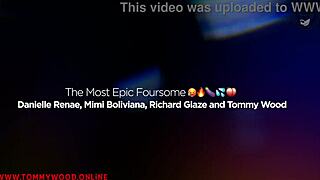 Curvy blonde milf Huneybaked Bolivianamimi anal foursome assfucking worship