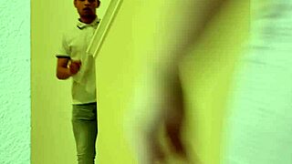 Busty stepmom catches spying virgin son gives creampie rimjob