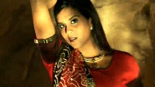 Eastern Indian milf dancer bares exotic curves