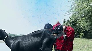 real indian village wife takes creampie deep inside