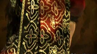 Eastern Indian milf dancer bares exotic curves