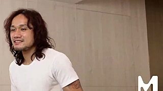 Korean stepmom takes rough creampie from son's huge cock gangbang