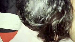 Amateur college girlfriend spreads big ass with buttplug for homemade husband sex