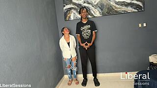 petite chica's first time with huge black cock