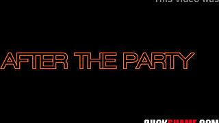 wife's wild ecstasy riding massive black cock post-halloween as cuck stares helplessly