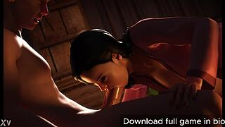 Young Stud's Big Cock Gets Sucked Deep by Busty Business Milf Brunette