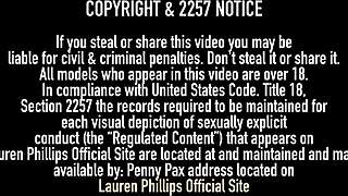 lauren phillips... damn shes hot with that dildo solo playin'