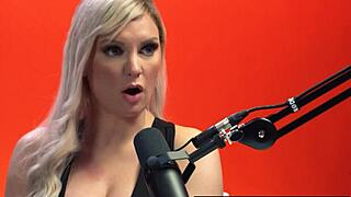 big titted blonde milf masturbates her shaved pussy solo