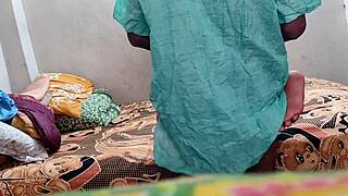 DESI BHABHI SCREAMS IN ECSTASY FROM HARD DOGGY STYLE POUNDING IN BEDROOM CLOSE-UP!