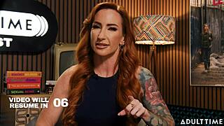 romi rain's nerdy casting interview teases tits