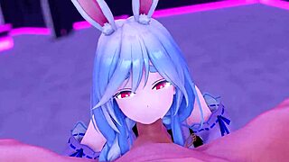 breeding bunny pekomama milf rabbit toy creampie explosion!