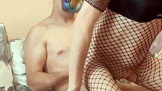 skinny mature wife spreads pussy in stockings homemade pov