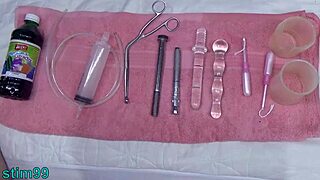 Lesbian Tube Pisses Deep Uterus Play