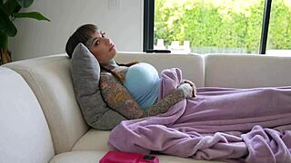 hot goth wife bangs hubby's best friend