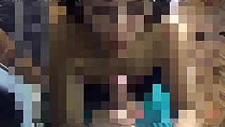 quick anal fuck with stepsister in kitchen while everyone sleeps