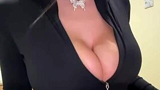 Wanna see my stepsis' huge milky tits bounce?