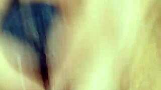 Latina Shoves Giant Dildo Deep Destroying Her Tight Pussy