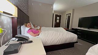 pervy stepbro spies 18yo college teen adaline star in room?