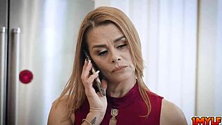 Juliett Russo serves nasty cum-glazed chicken to hungry stepson Jimmy! 🍗💦😈