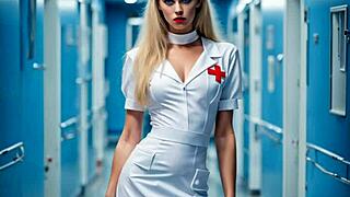 Nurse Betty Bulge Milf Cosplay Parody Patient Blowjob