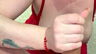 stepmom sucks my big dick doggy fuck then bathroom tit cum