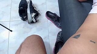 Stepsis sneaks suck and fuck when stepmom steps out