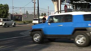 work blowjob turns into tight pussy creampie fuck